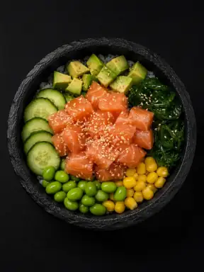 Poké saumon